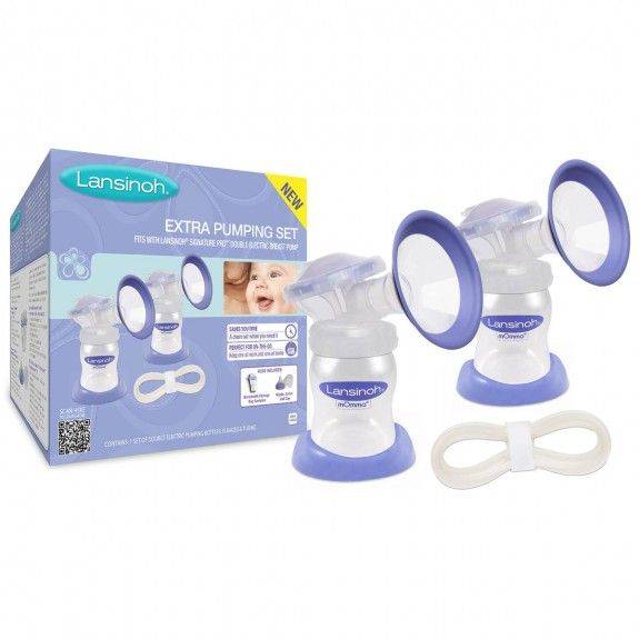 Lansinoh extra pumping set