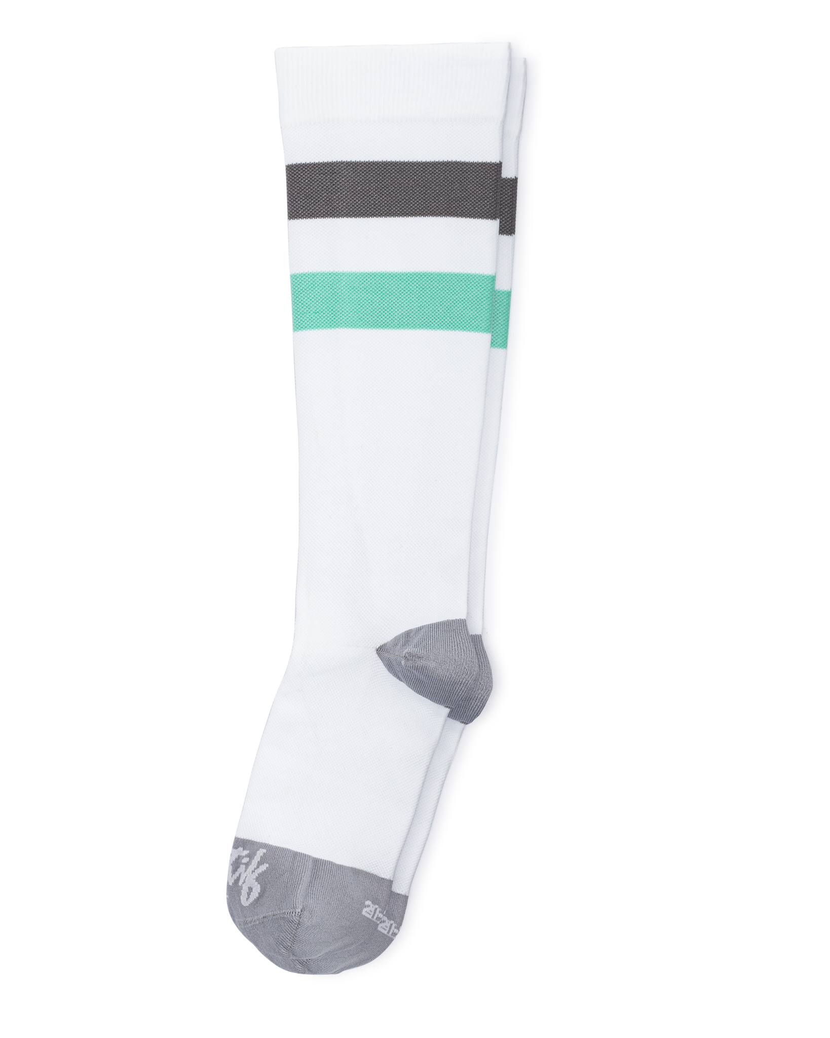 Gray-Teal Compression sock_024