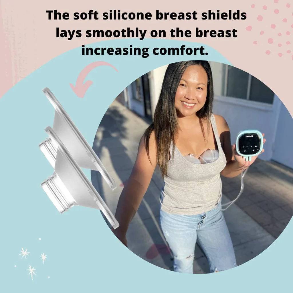 zomee-z2-hands-free-bundle-mom-wearing-cups