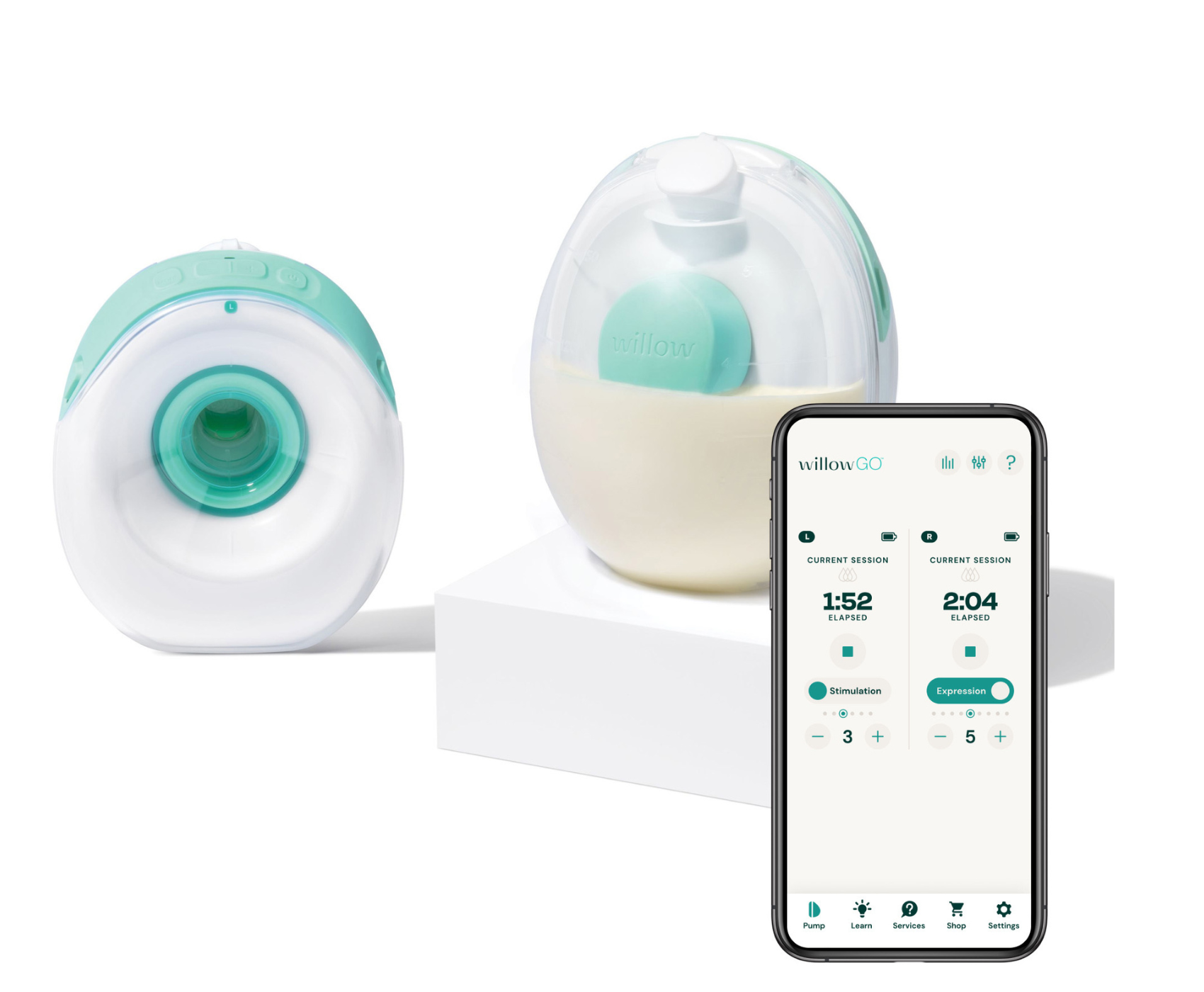 Willow Go Wearable Breast Pump